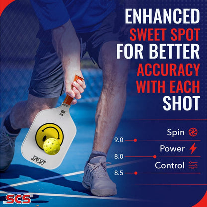 Salted City Sports Pickleball Paddle The Happy Paddle | Evo-Lite Series