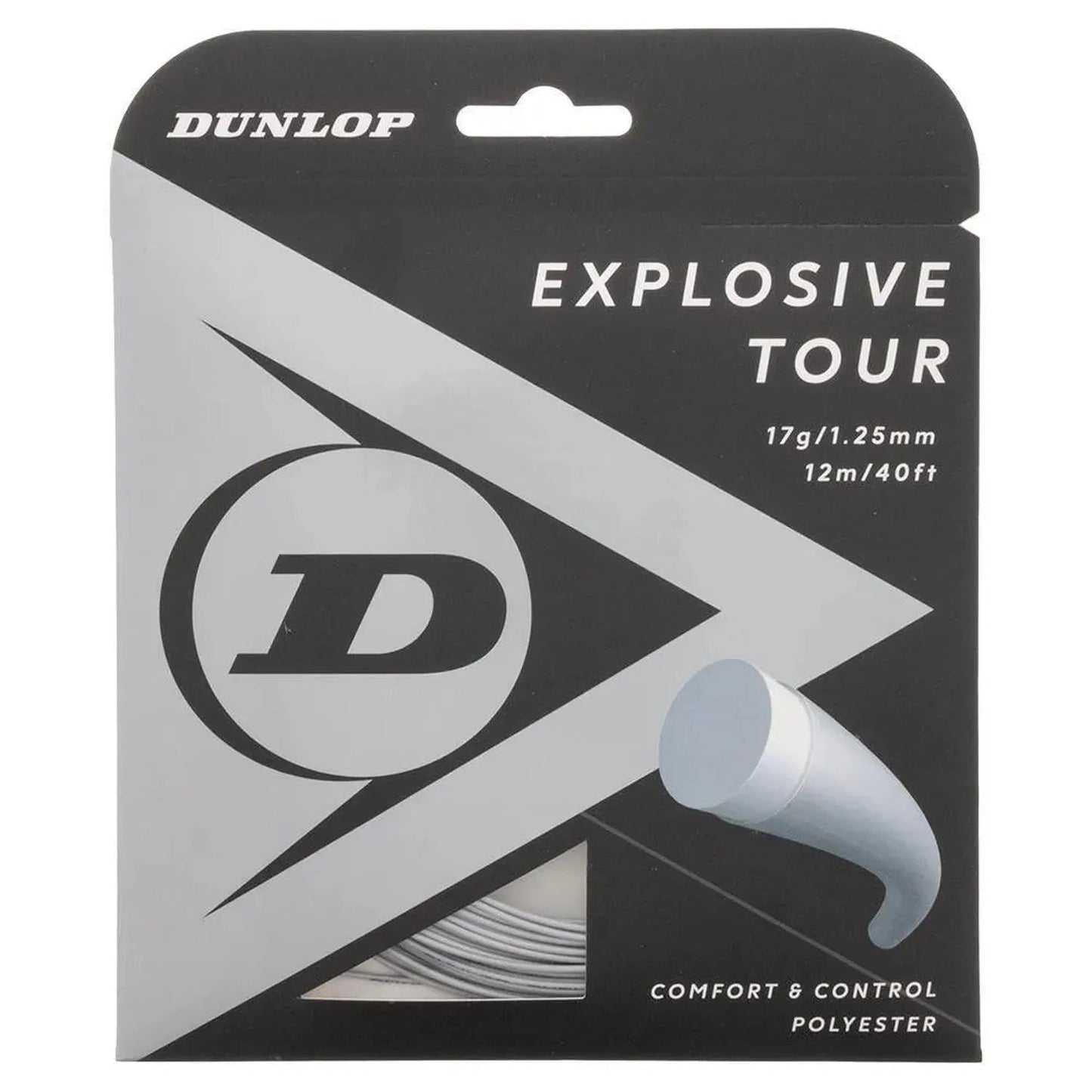 Silver - Explosive Tour Silver 17G Tennis StringTienda Tennis