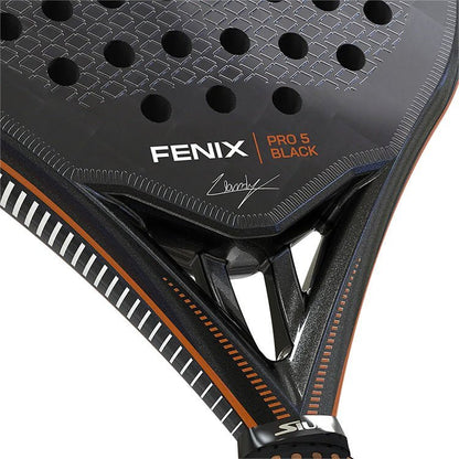 SIUX FENIX PRO 5 Black 2025 LEO AUGSBURGER Padel Racket - Tienda Tennis