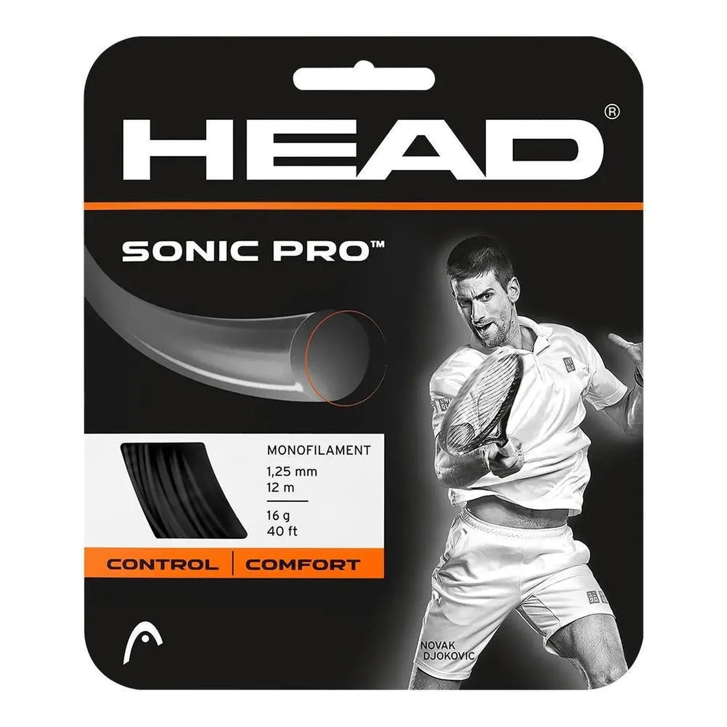 Sonic Pro 16g Strings BlackTienda Tennis