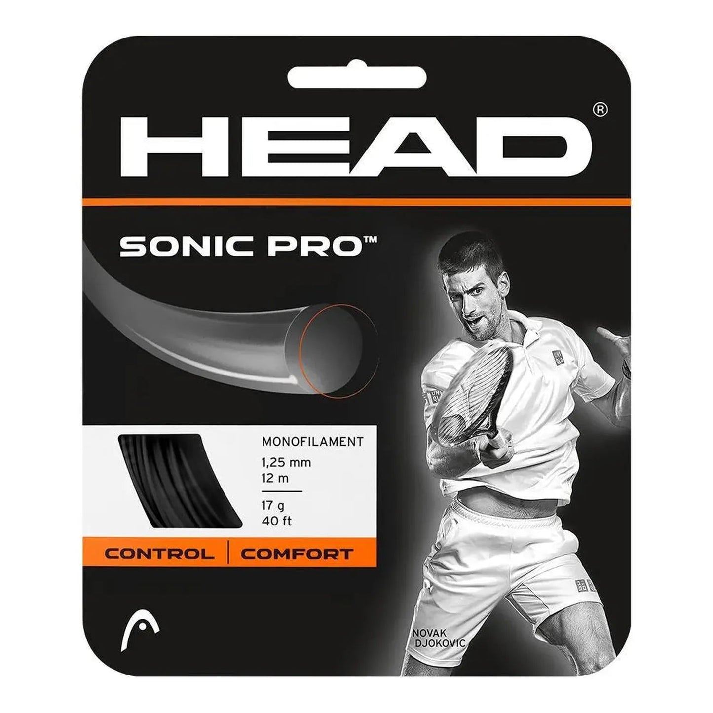 Sonic Pro 17g Strings BlackTienda Tennis