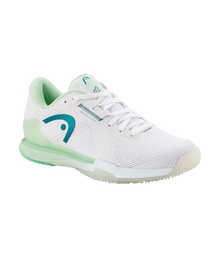 Padel Shoes HEAD Sprint Pro 4.0 Padel Mujer White/Green 2025