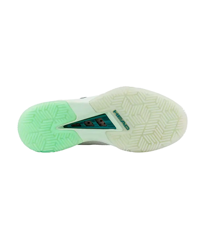 Padel Shoes HEAD Sprint Pro 4.0 Padel Mujer White/Green 2025