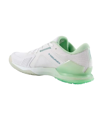 Padel Shoes HEAD Sprint Pro 4.0 Padel Mujer White/Green 2025