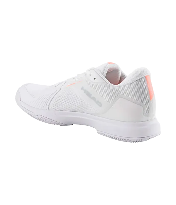 Padel Shoes HEAD Sprint Team 4.0 Clay Mujer White/Coral 2025