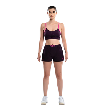 Sujetador Deportivo NOX Pro Deep Purple
