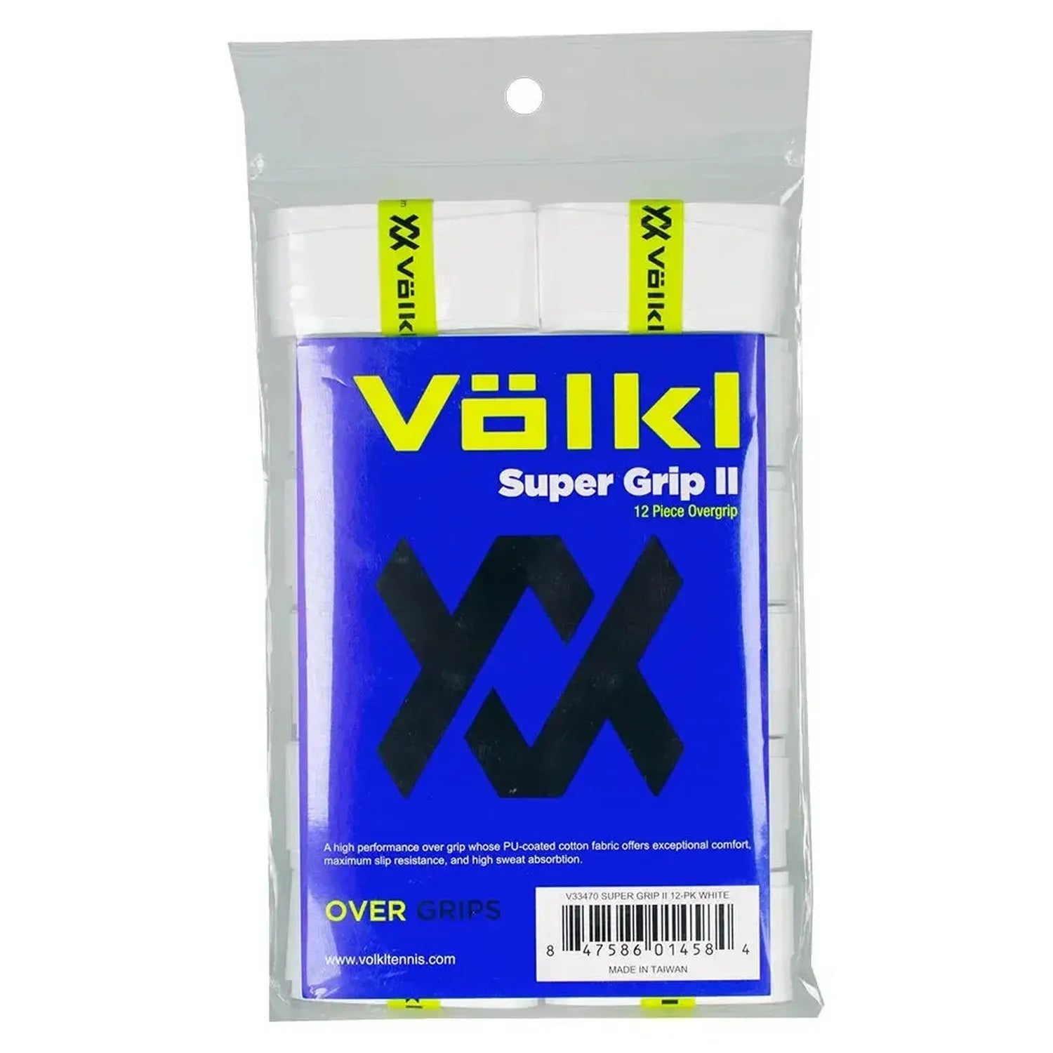 Super Grip II Tennis Overgrip 12 Pack WhiteTienda Tennis