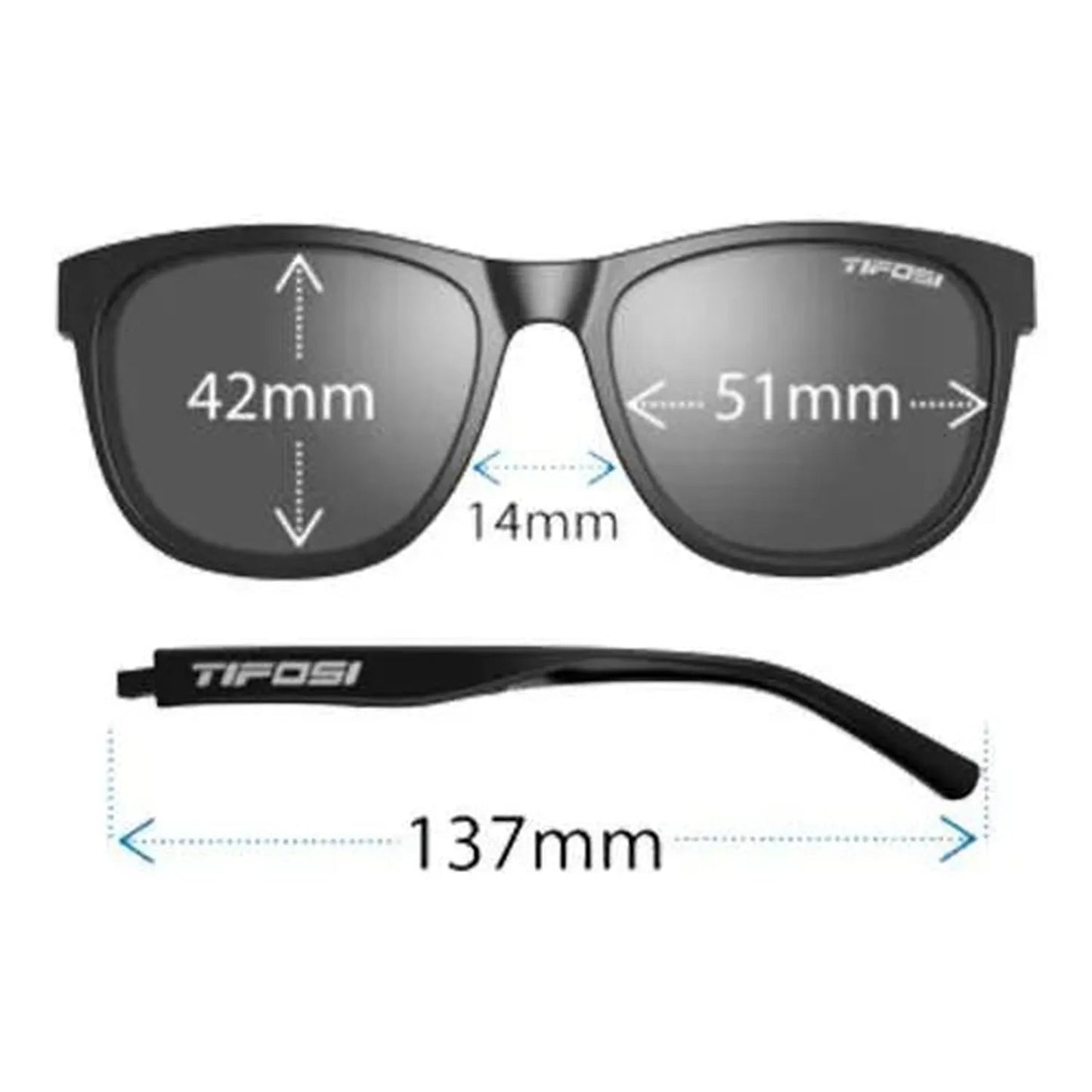 Swank Sunglasses Crystal Sky with Smoke Bright Blue LensesTienda Tennis