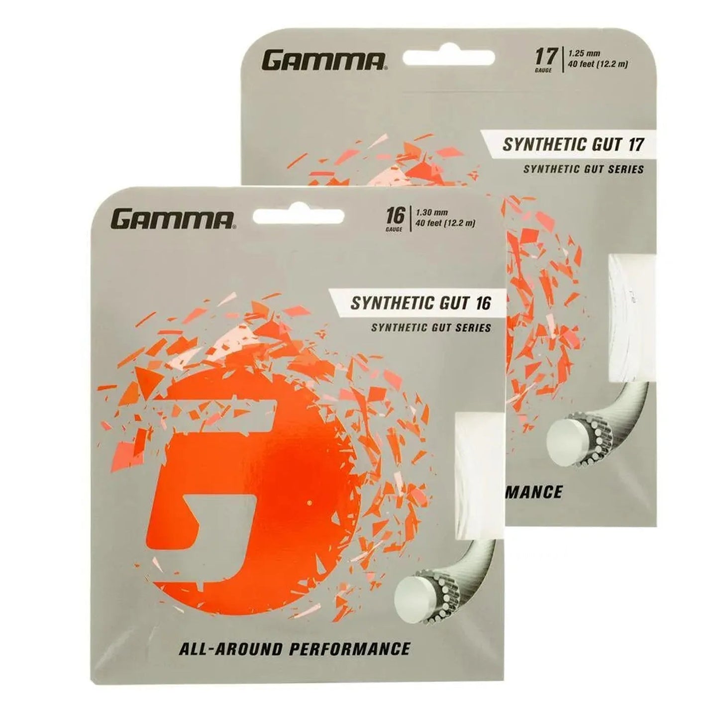 Synthetic Gut Tennis String WhiteTienda Tennis