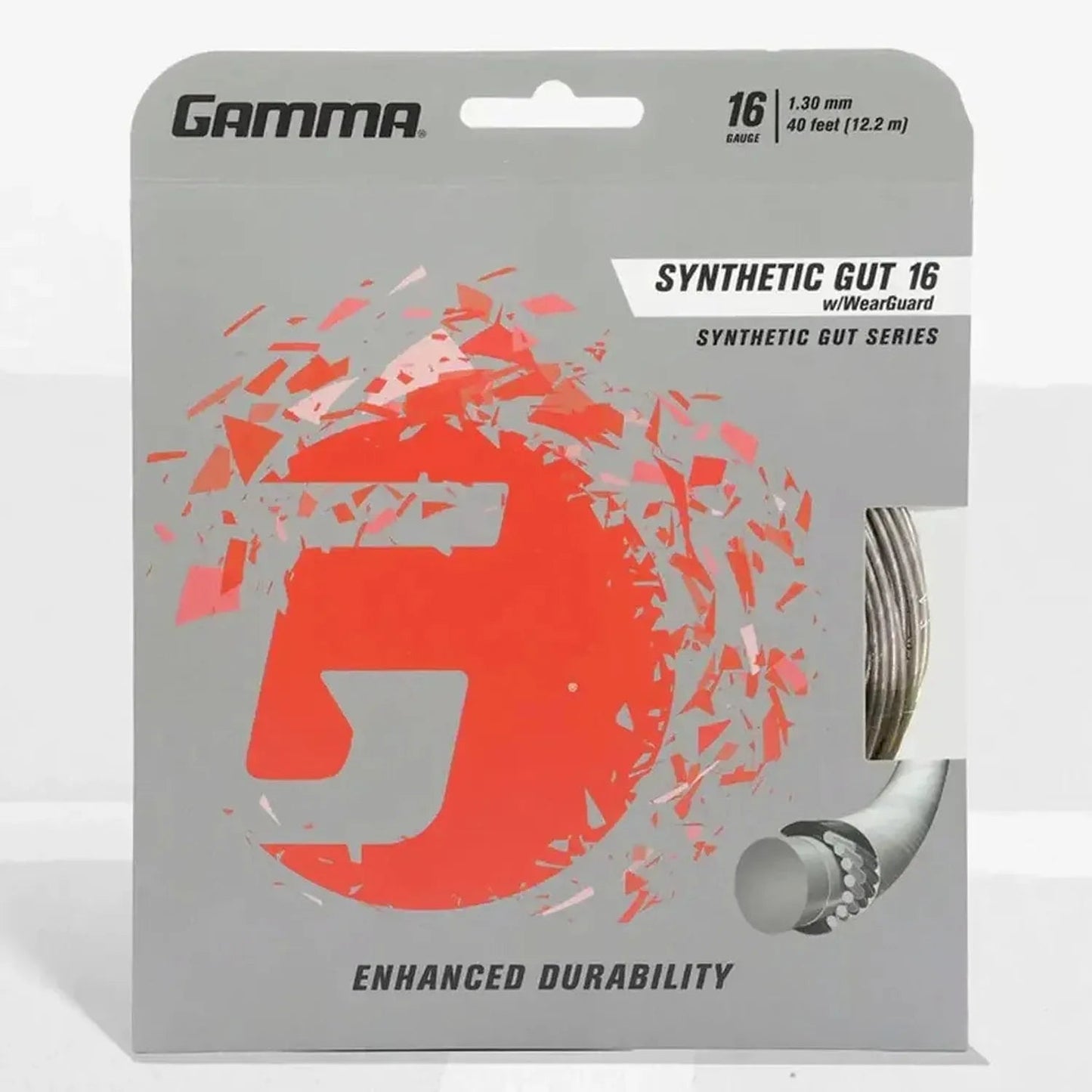 Synthetic Gut with Wearguard 16G Tennis StringTienda Tennis