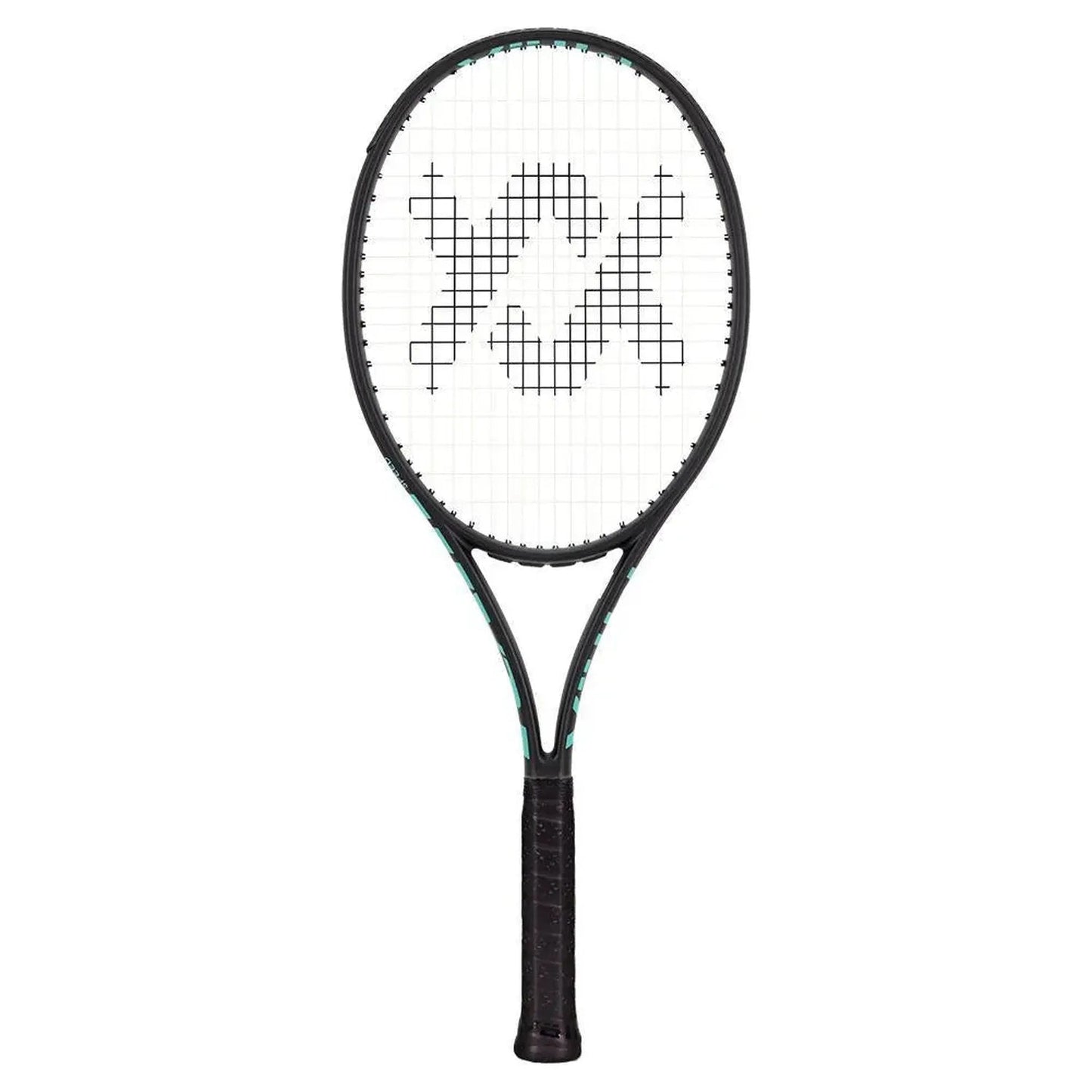 Team Speed Prestrung Tennis Racquet Black and TurquoiseTienda Tennis