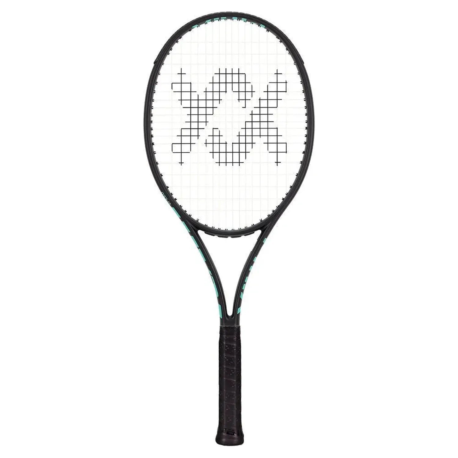 Team Speed Prestrung Tennis Racquet Black and TurquoiseTienda Tennis