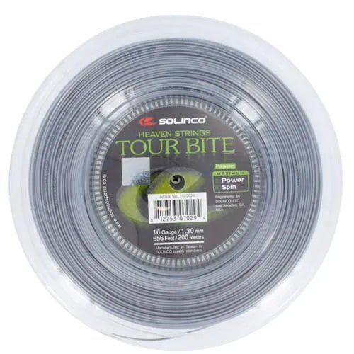 Tour Bite 16G 1.30MM Reel Tennis String SilverTienda Tennis