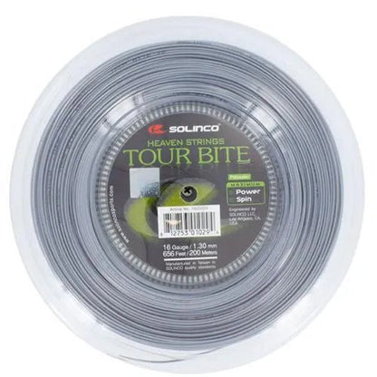 Tour Bite 16G 1.30MM Reel Tennis String SilverTienda Tennis