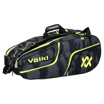 Tour Zebra Mega 12 Pack Tennis Bag Black and Neon YellowTienda Tennis