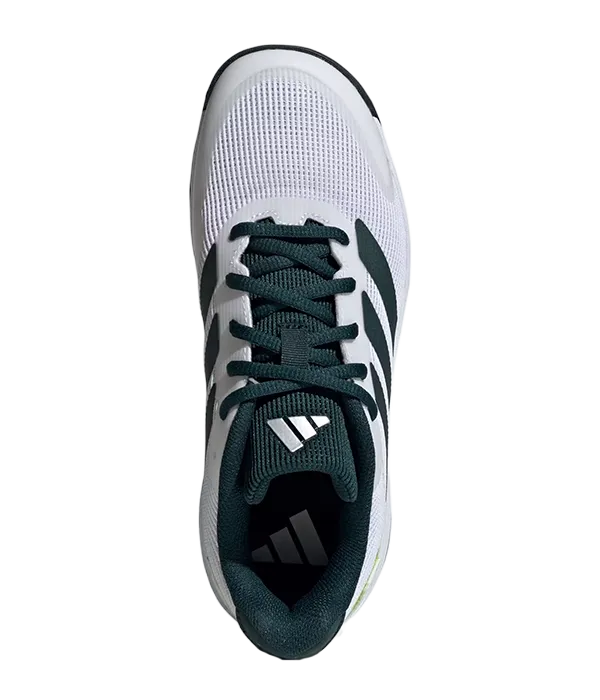Padel Shoes Adidas Ubersonic Niño Verde Oscuro/White 2025