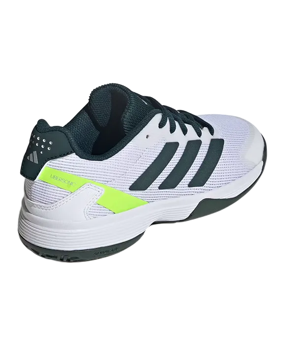 Padel Shoes Adidas Ubersonic Niño Verde Oscuro/White 2025