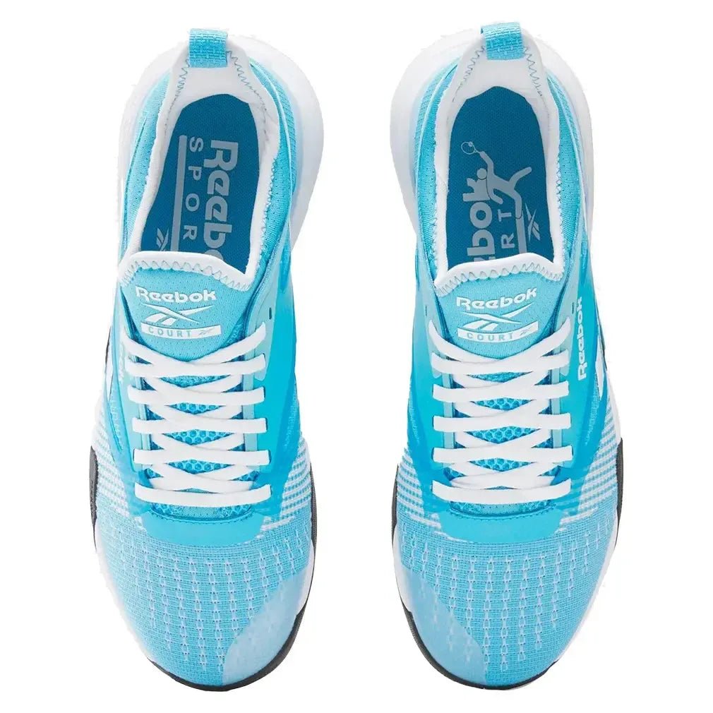 Unisex Nano Court Training Shoes Future Cyan and WhiteTienda Tennis
