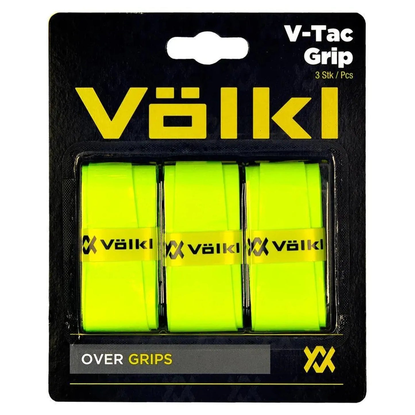 V - Tac 3 Pack Neon Yellow Tennis OvergripTienda Tennis