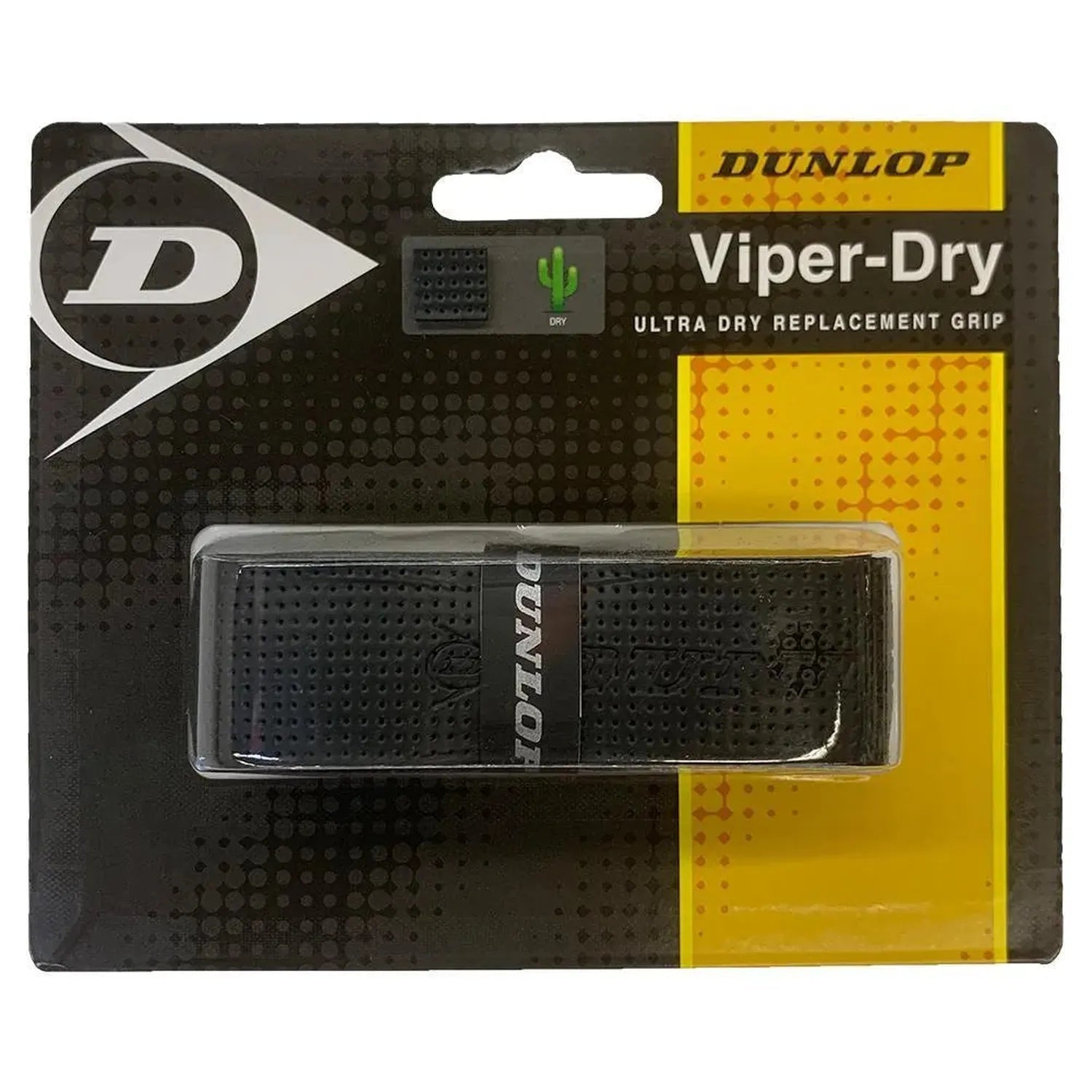 Viperdry Black Ultra Dry Replacement Tennis GripTienda Tennis