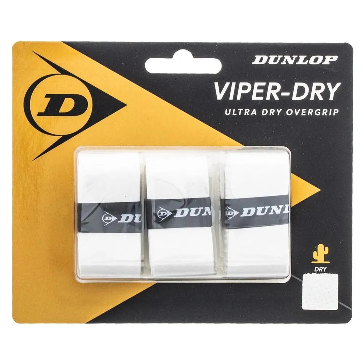 Viperdry White 3 Pack Ultra Dry Tennis OvergripTienda Tennis