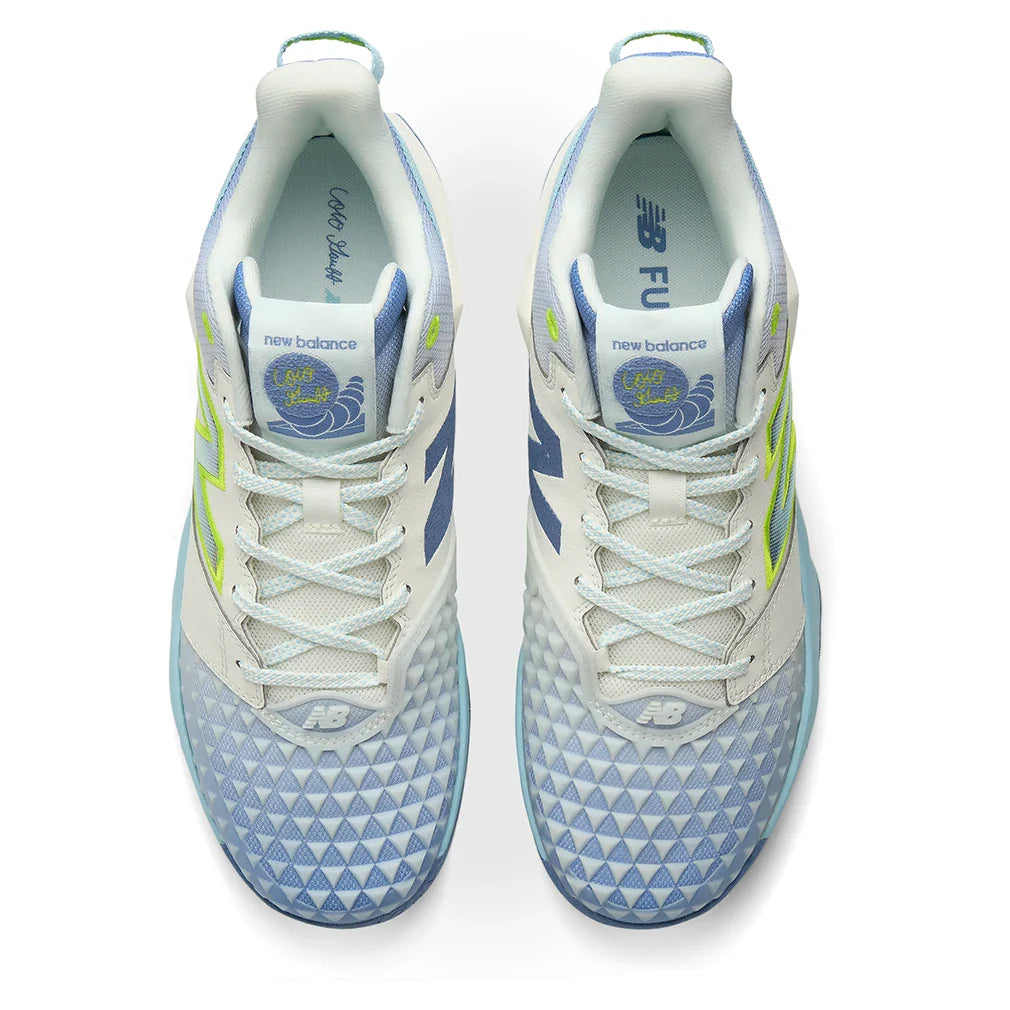 Women's Coco CG2 B Width Tennis Shoes Sea Salt and Glint Blue