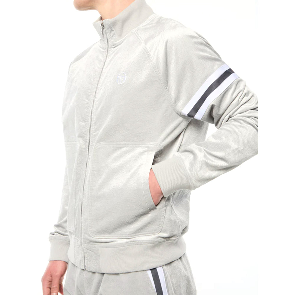Sergio Tacchini Cordurato Track Jacket |  Quiet Grey