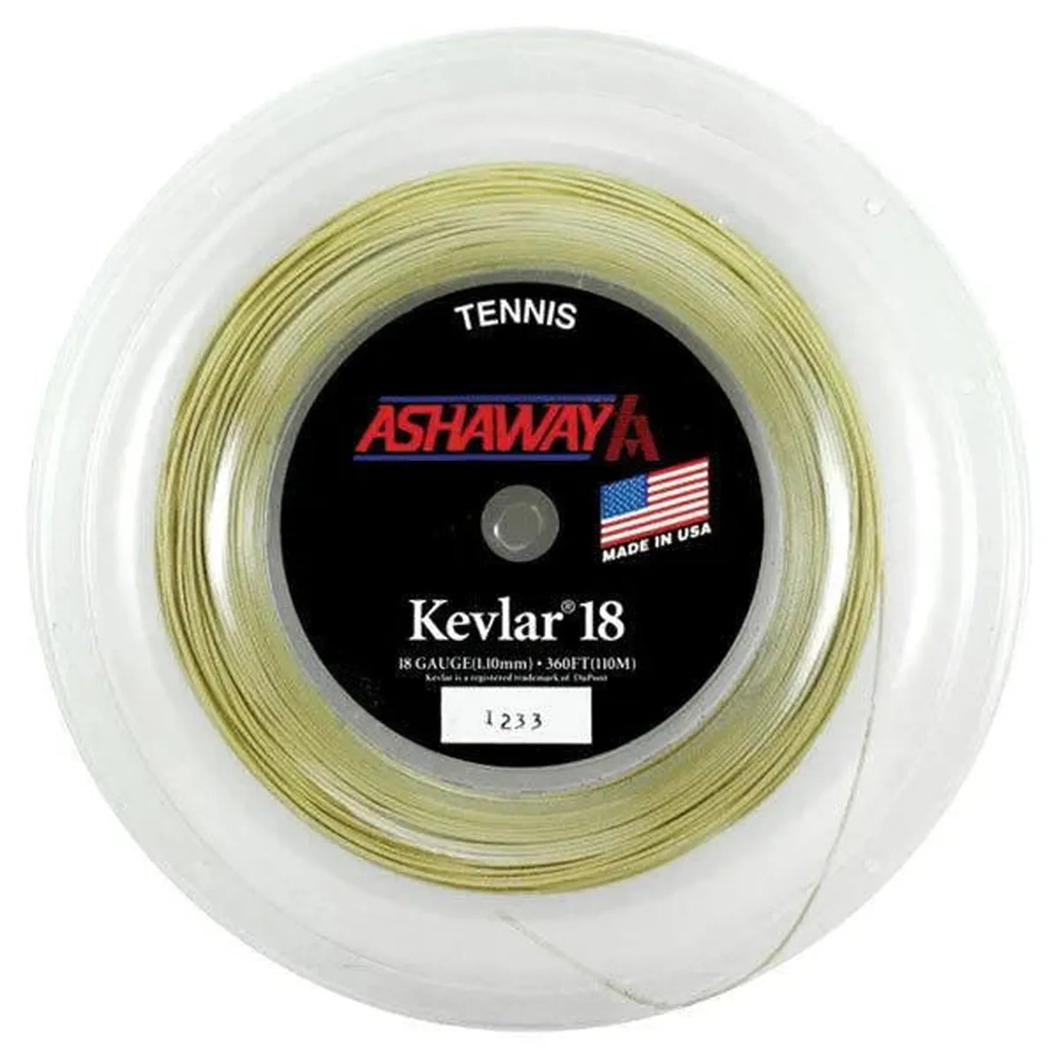 White - Kevlar 1.10/18G 360 Foot String ReelTienda Tennis