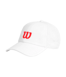Cap Wilson Blanca Logo Rojo 2025