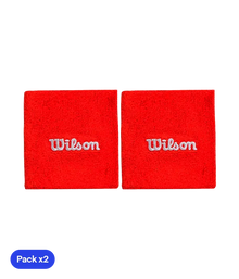 Wristband Cortas Wilson Rojo 2025 (x2)