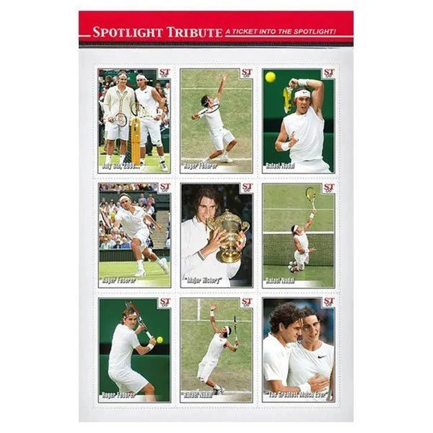 Wimbledon 2008 Final 9 Card TributeTienda Tennis