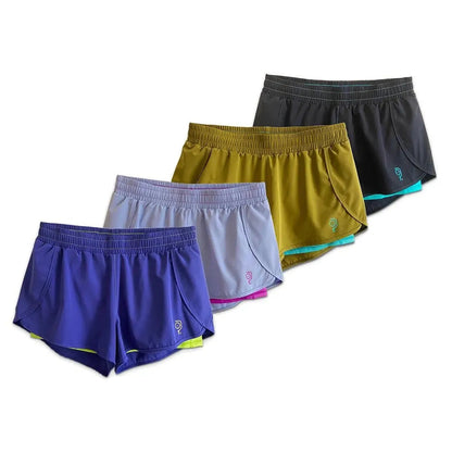 Women's 3 Inch Inseam 2 - in - 1 Split Pickleball ShortTienda Tennis