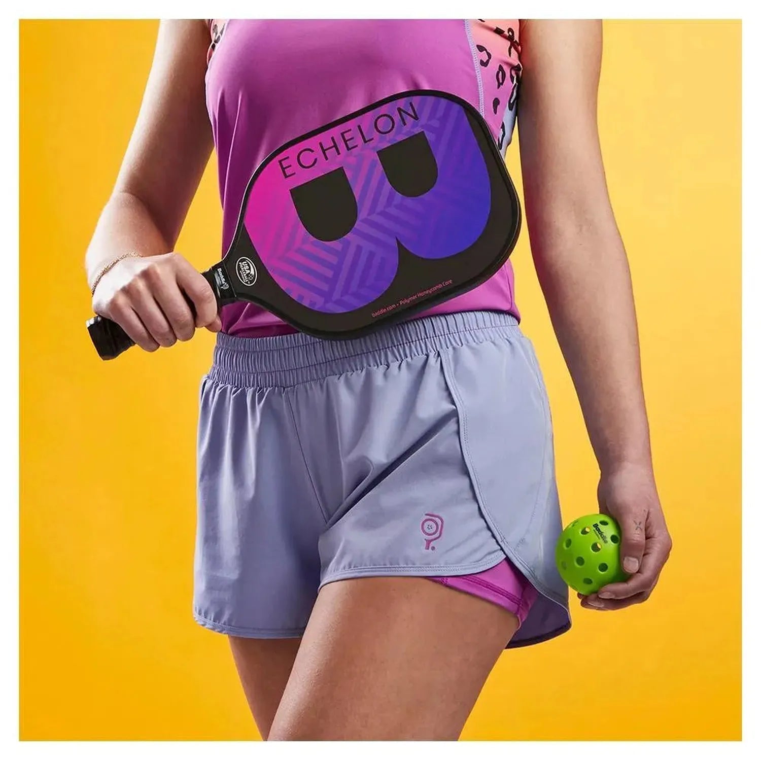 Women's 3 Inch Inseam 2 - in - 1 Split Pickleball ShortTienda Tennis