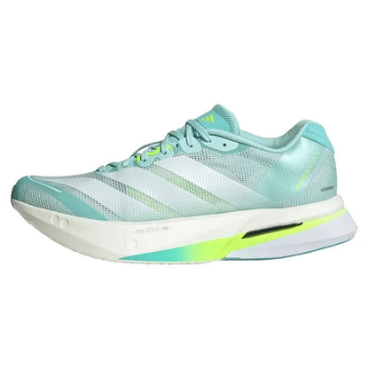 Women's Adizero Boston 13 Running Shoes Semi Flash Aqua and Zero MetallicTienda Tennis