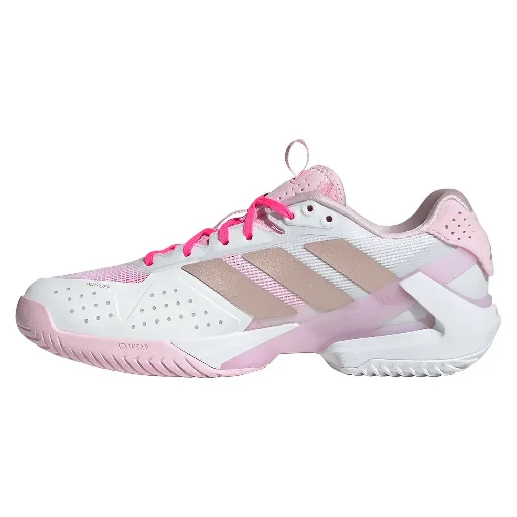 Women's adizero Ubersonic 5 Tennis Shoes Footwear White and Ash PearlTienda Tennis