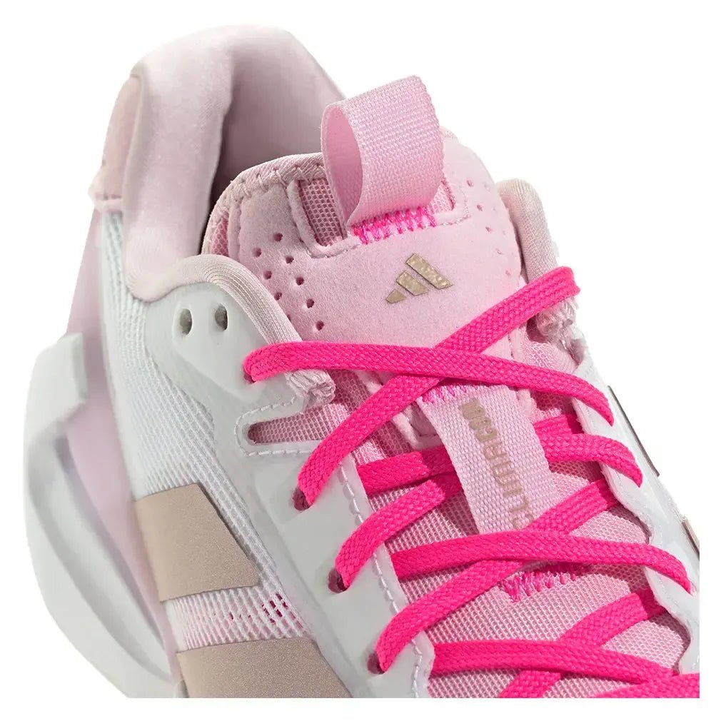 Women's adizero Ubersonic 5 Tennis Shoes Footwear White and Ash PearlTienda Tennis