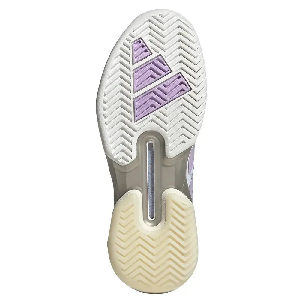 Women's adizero Ubersonic 5 Tennis Shoes Footwear White and Powder PlumTienda Tennis