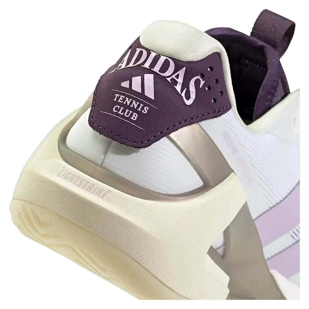 Women's adizero Ubersonic 5 Tennis Shoes Footwear White and Powder PlumTienda Tennis