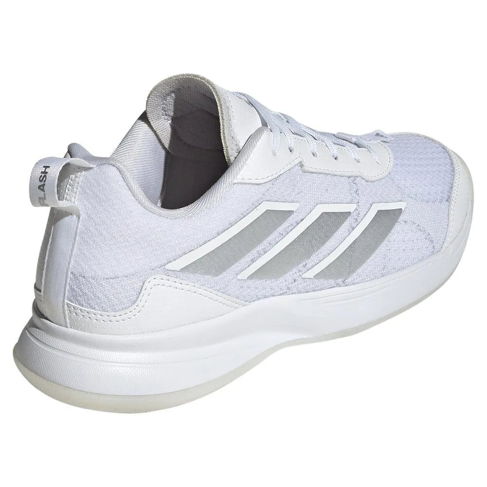 Women's AvaFlash Tennis Shoes White and Metallic SilverTienda Tennis