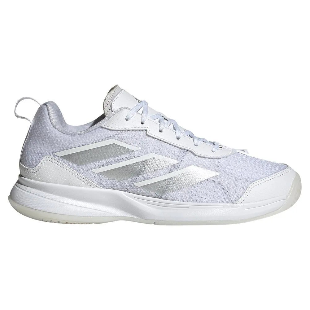 Women's AvaFlash Tennis Shoes White and Metallic SilverTienda Tennis