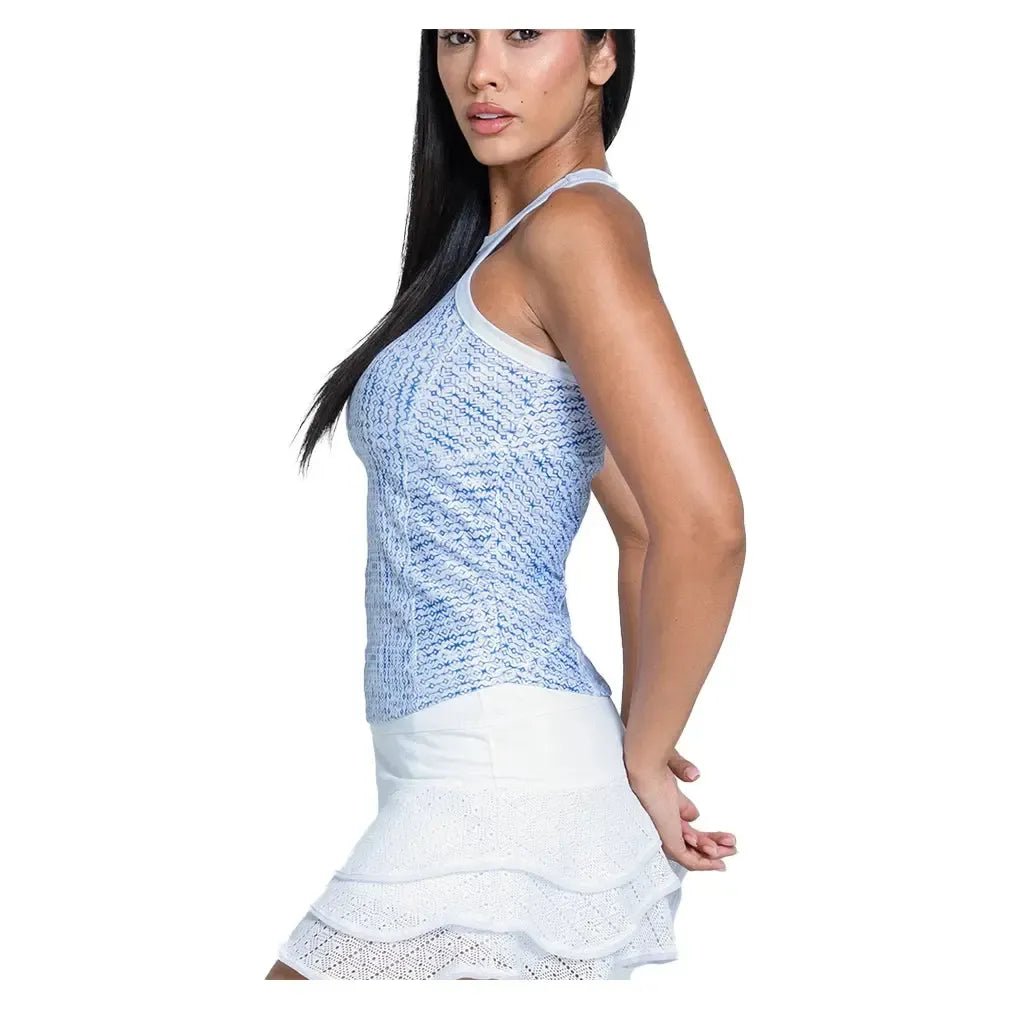 Women's Boho Tile Rib Tennis Tank RoyalTienda Tennis