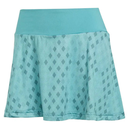Women's Club Graphic Tennis Skort Powder Teal and Preloved TealTienda Tennis