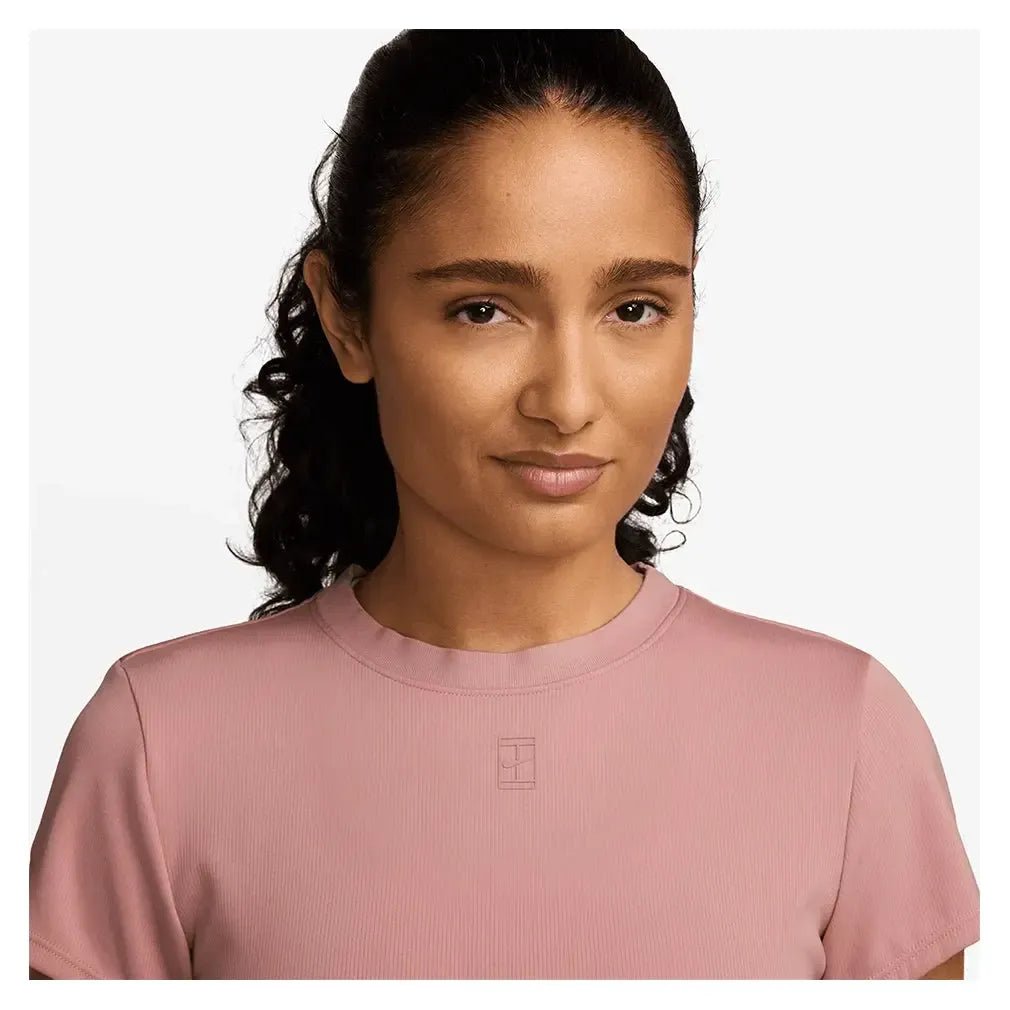 Women's Court Dri - FIT Advantage Short Sleeve Tennis Top Red StardustTienda Tennis