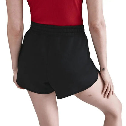 Women's Court Heritage Mid - Rise Fleece Tennis Shorts BlackTienda Tennis