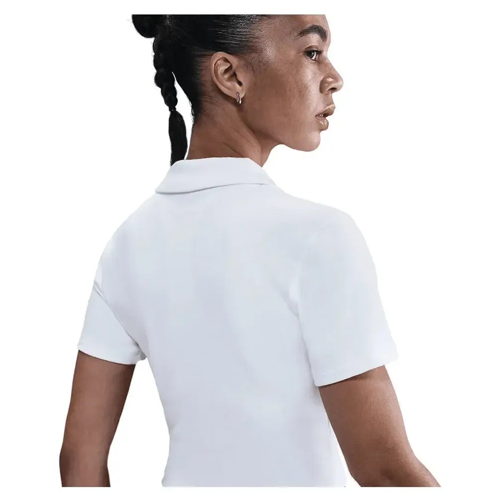 Women's Court Heritage Short - Sleeve Cropped Tennis PoloTienda Tennis
