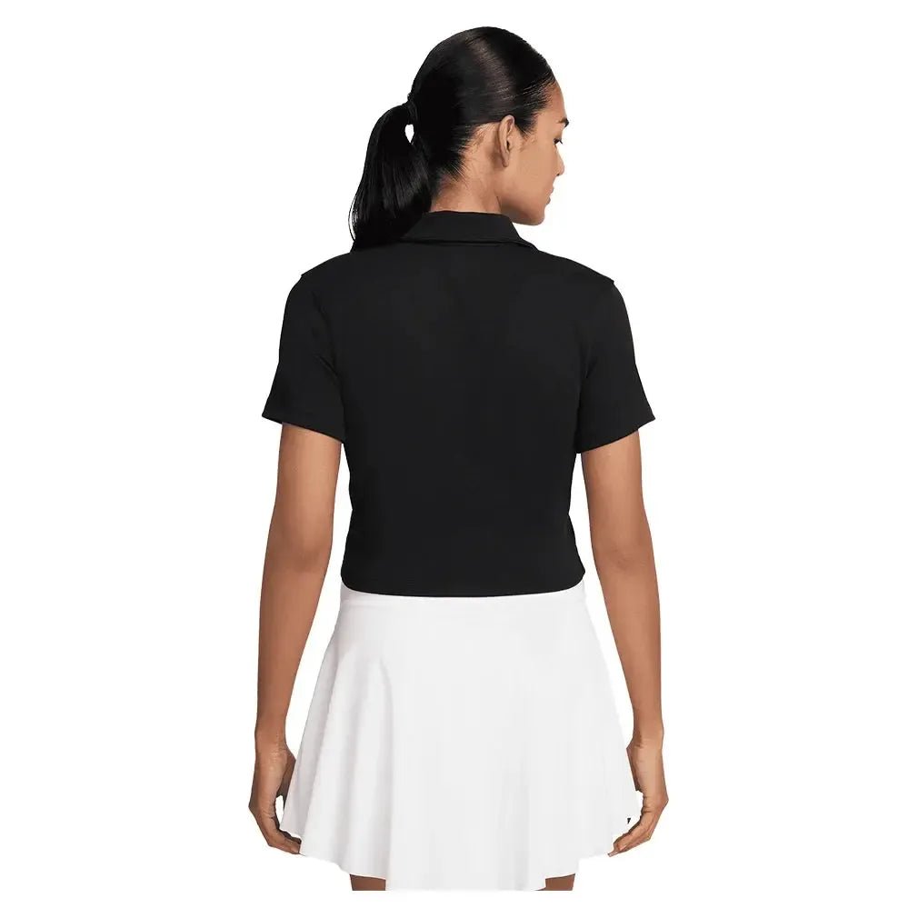 Women's Court Heritage Short - Sleeve Cropped Tennis PoloTienda Tennis