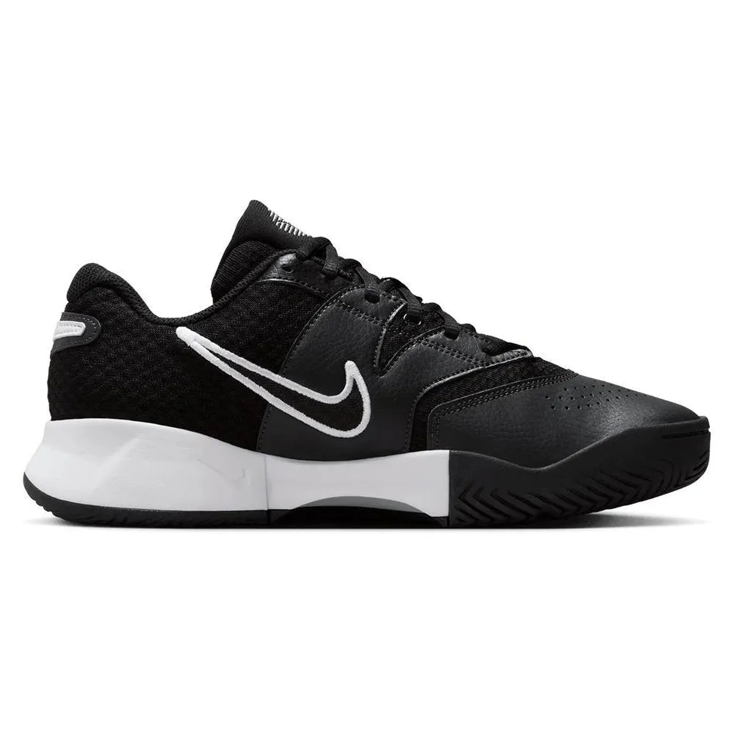 Women's Court Lite 4 Tennis Shoes Black and WhiteTienda Tennis