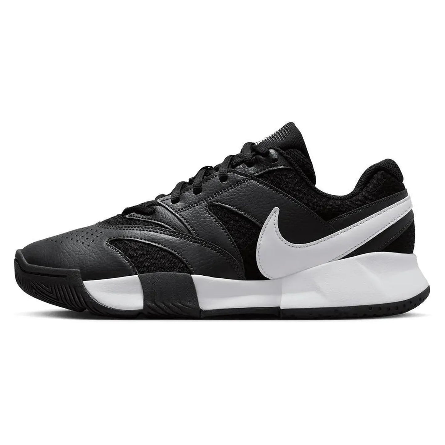 Women's Court Lite 4 Tennis Shoes Black and WhiteTienda Tennis