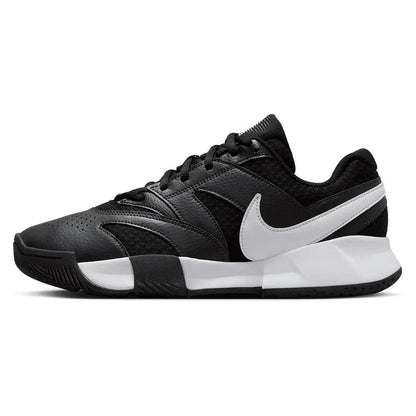 Women's Court Lite 4 Tennis Shoes Black and WhiteTienda Tennis