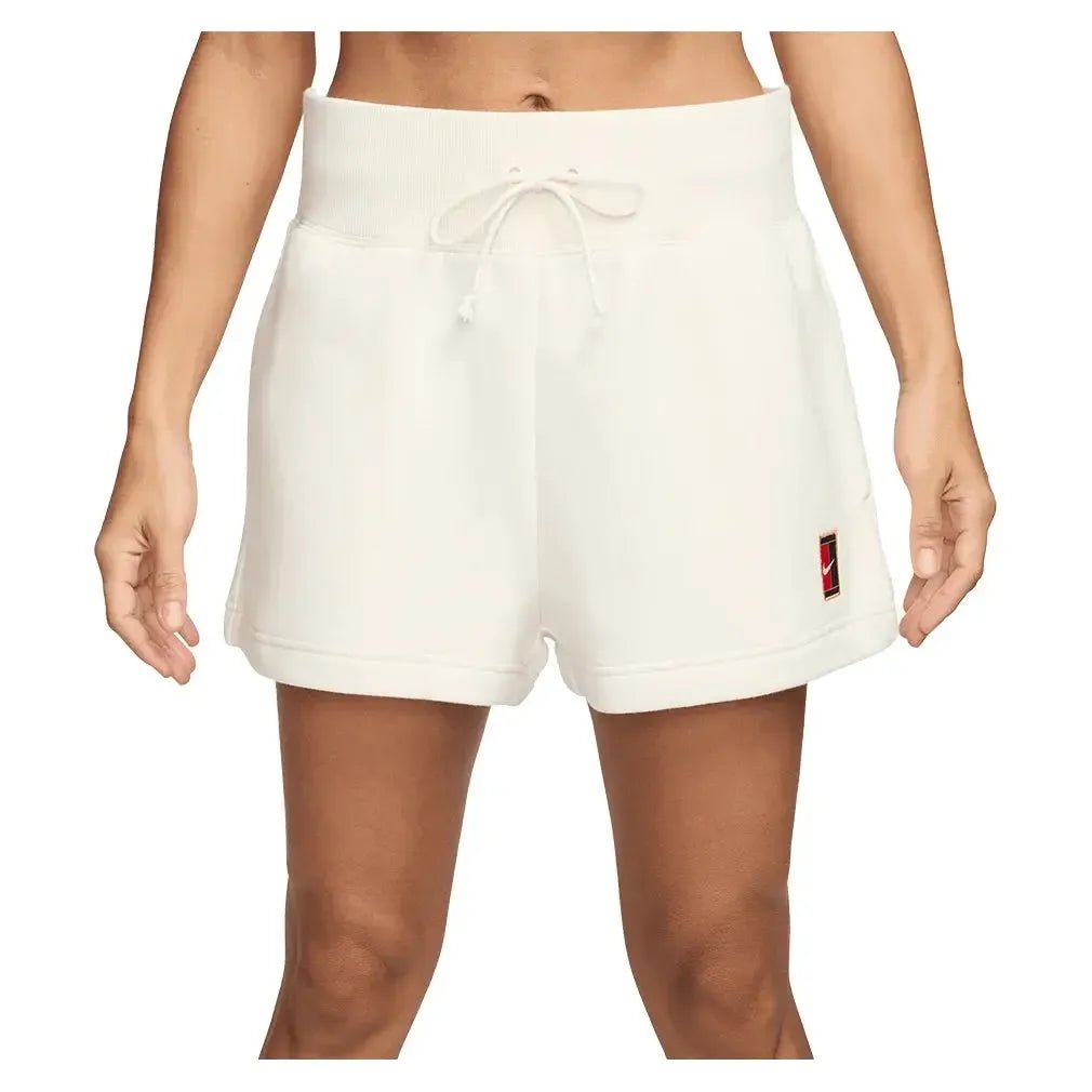 Women's Court Phoenix Fleece Tennis Short Pale IvoryTienda Tennis